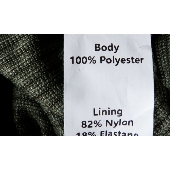 Halara Olive Corduroy Mini Skort Back Zip Closure Size XL - Picture 5 of 8